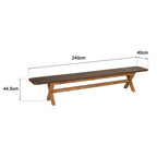 Nestor - Banc De Jardin - Marron