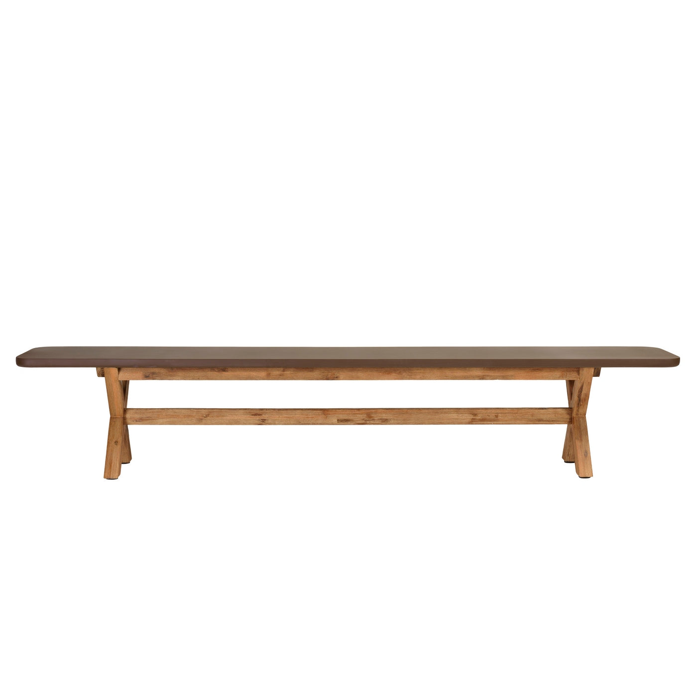 Nestor - Banc De Jardin - Marron