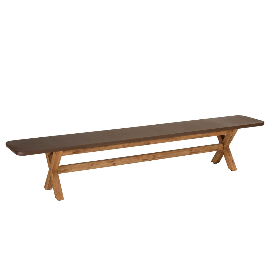 Nestor - Banc De Jardin - Marron