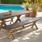 Nestor - Banc De Jardin - Marron