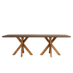 Nestor - Ensemble Table Et Bancs - Marron