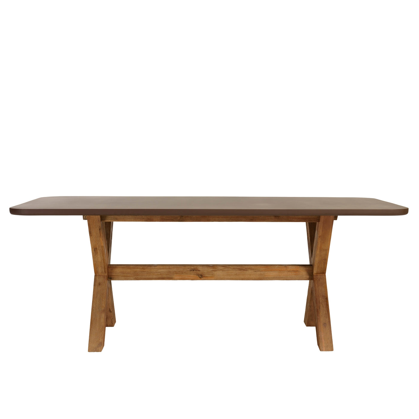 Nestor - Table À Manger De Jardin - Marron
