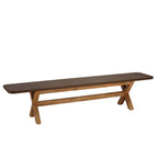Nestor - Banc De Jardin - Marron