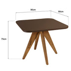 Nestor - Table À Manger De Jardin - Marron