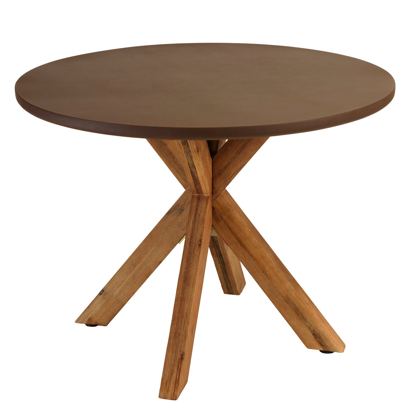 Nestor - Table À Manger De Jardin - Marron