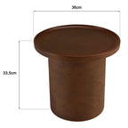 Nestor - Table D'Appoint De Jardin - Marron