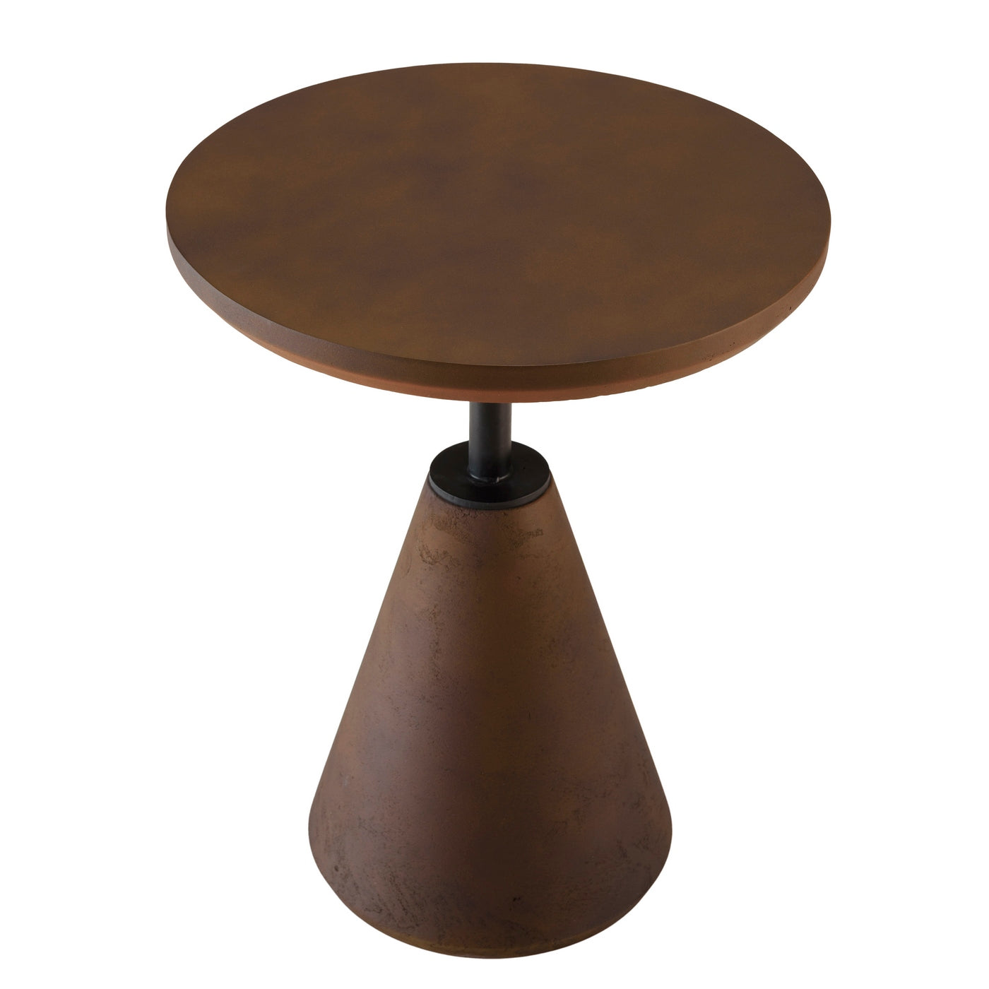 Nestor - Table D'Appoint De Jardin - Marron/Noir