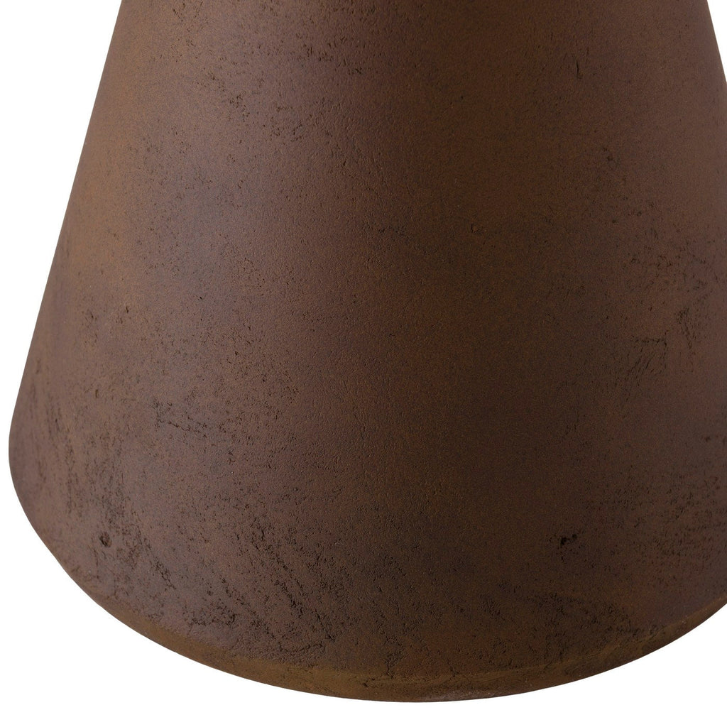 Nestor - Table D'Appoint De Jardin - Marron/Noir