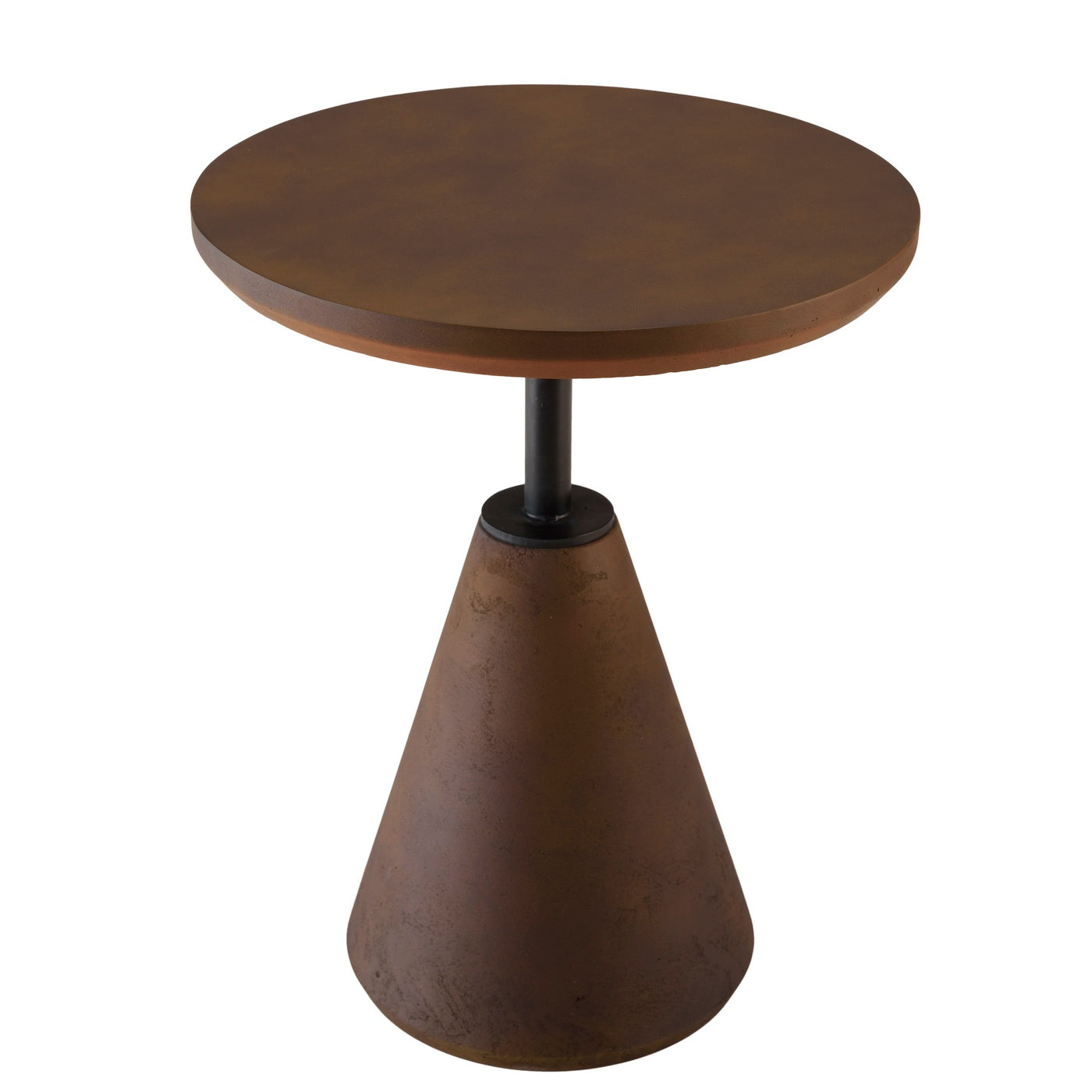Nestor - Table D'Appoint De Jardin - Marron/Noir