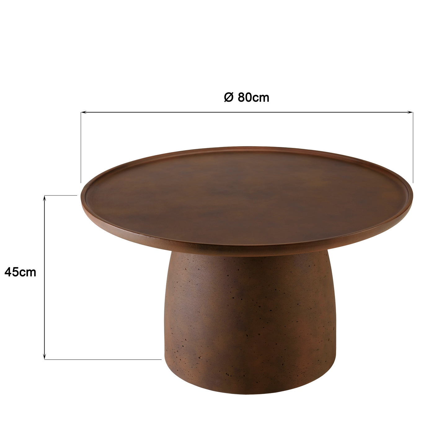 Nestor - Table Basse De Jardin - Marron