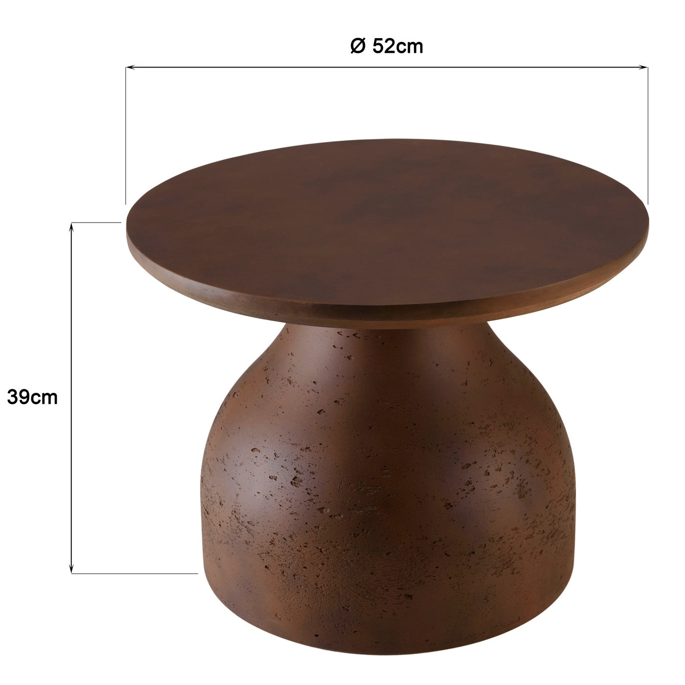 Nestor - Table Basse De Jardin - Marron