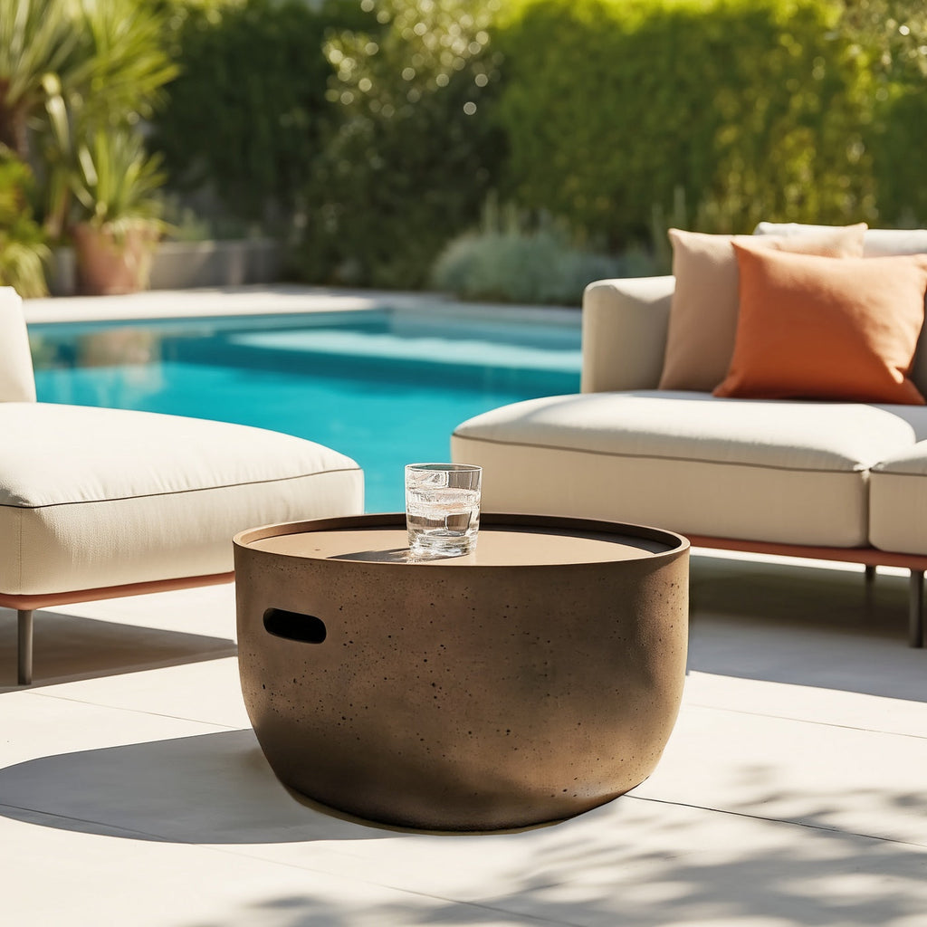 Nestor - Table Basse De Jardin - Marron