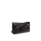 Gucci Aphrodite Leather Shoulder Bag - Black - Femme