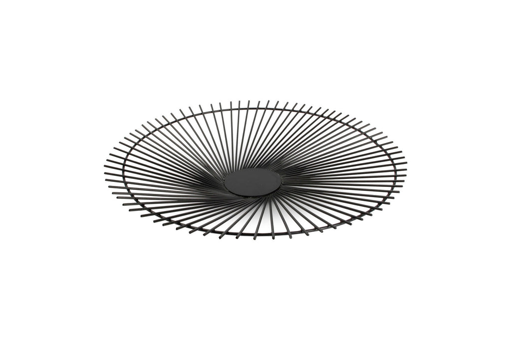 Iris - Panier Métallique Twisted - Métal - Noir