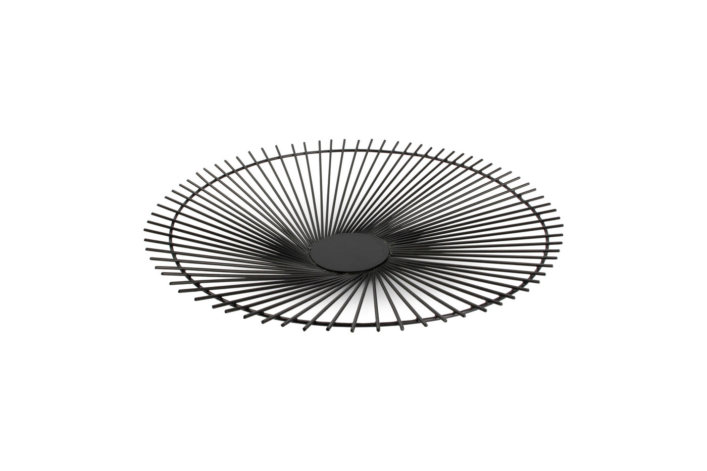 Iris - Panier Métallique Twisted - Métal - Noir