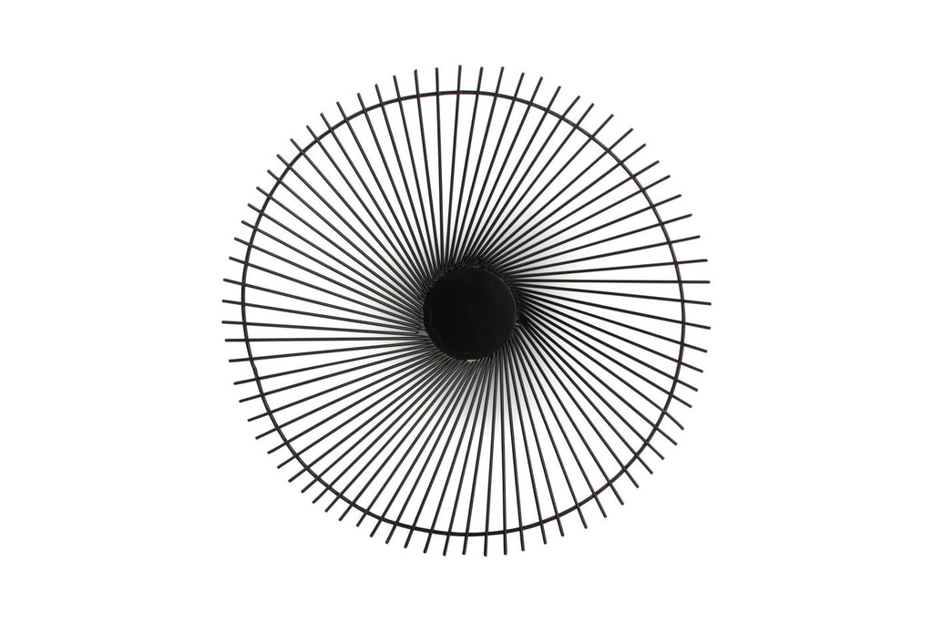 Iris - Panier Métallique Twisted - Métal - Noir