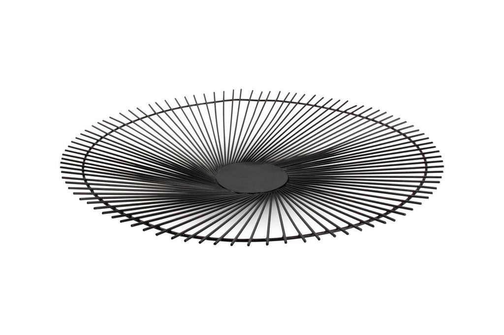 Iris - Panier Métallique Twisted - Métal - Noir
