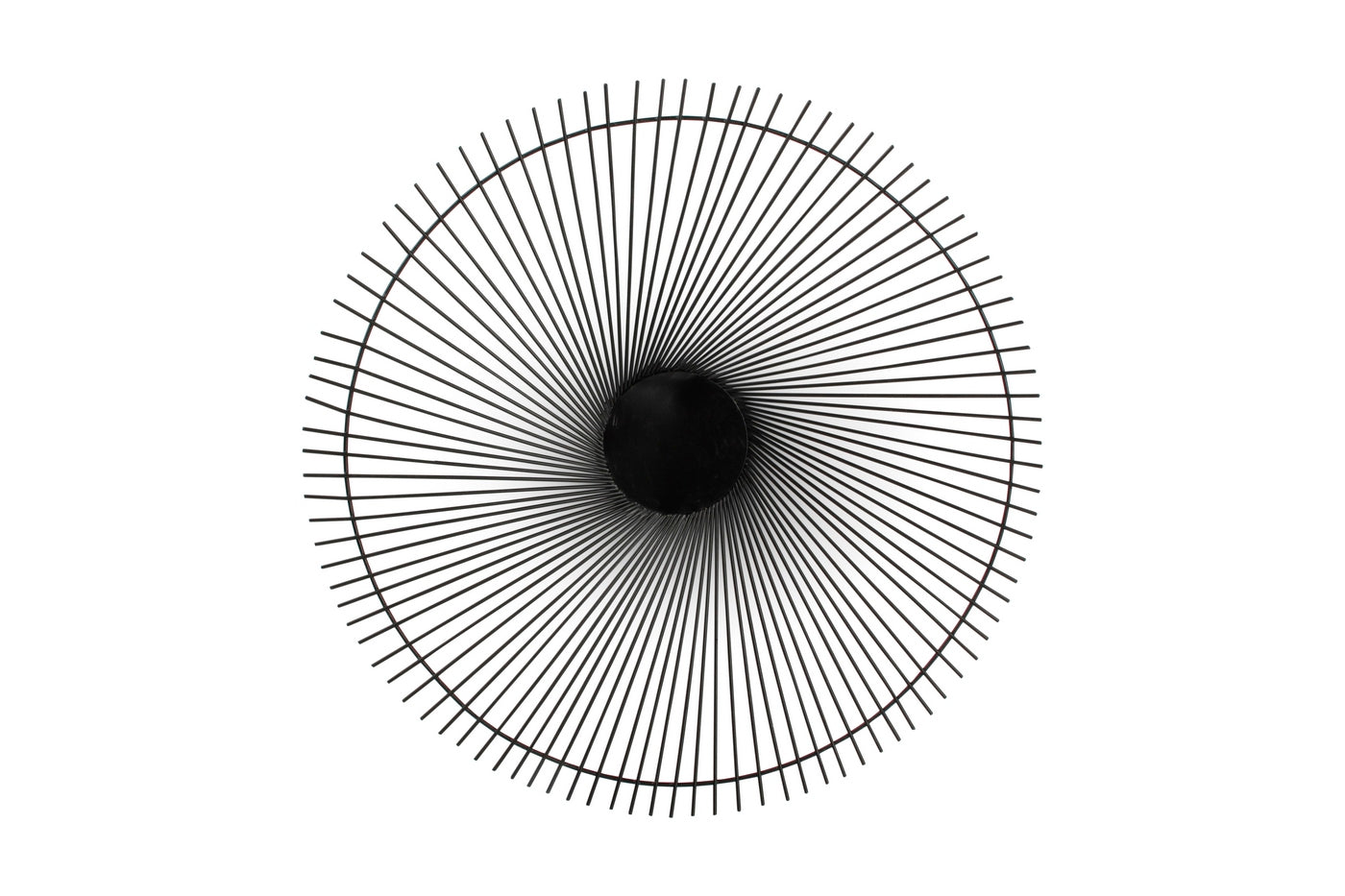 Iris - Panier Métallique Twisted - Métal - Noir