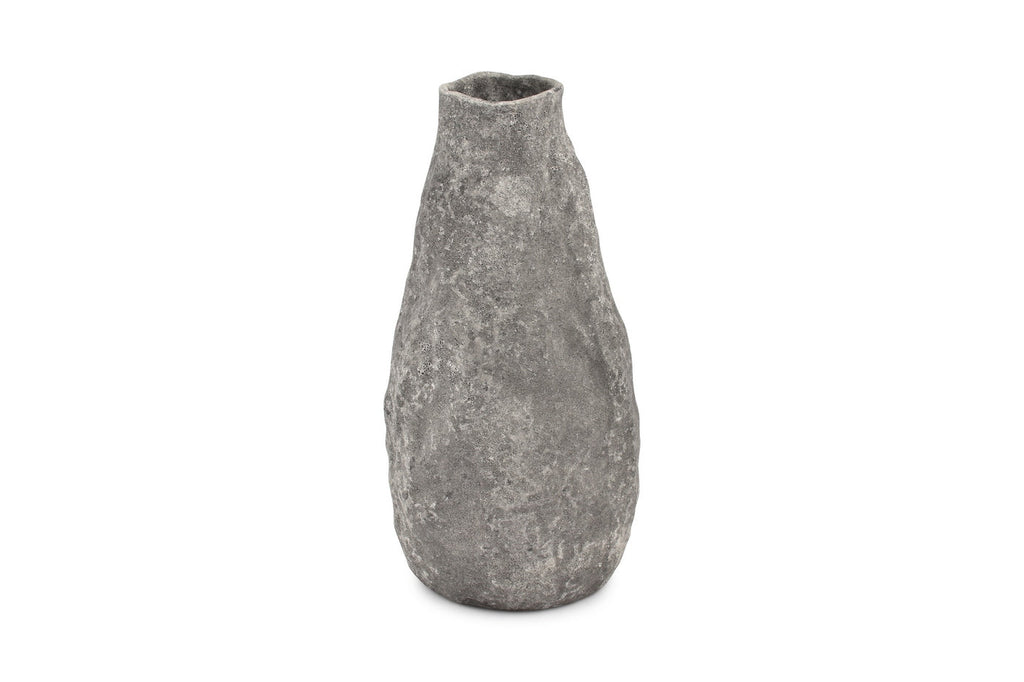 Cave - Vase Anthracite - Grès - Gris