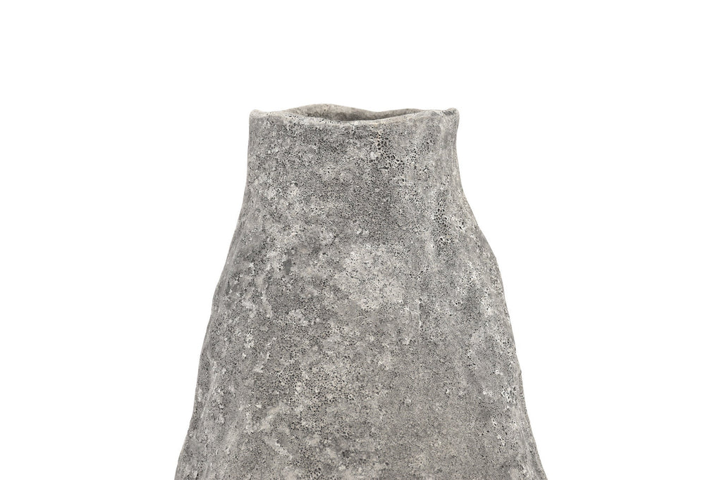 Cave - Vase Anthracite - Grès - Gris