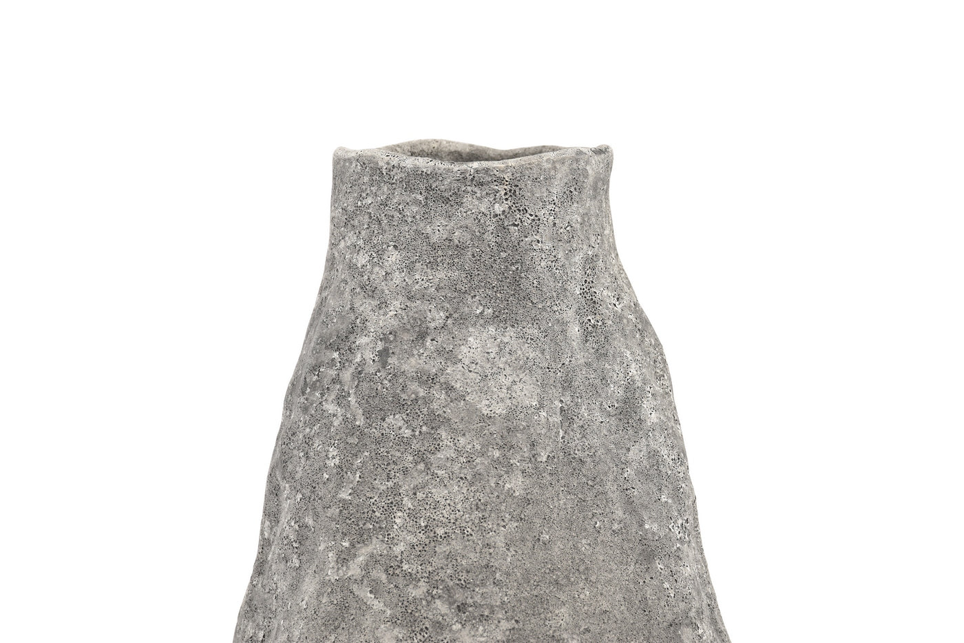 Cave - Vase Anthracite - Grès - Gris