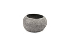 Cave - Plat Décoratif Anthracite - Grès - Gris