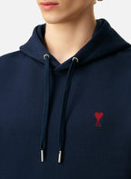Ami Paris - Hoodie Ami De Coeur – Bleu Rouge