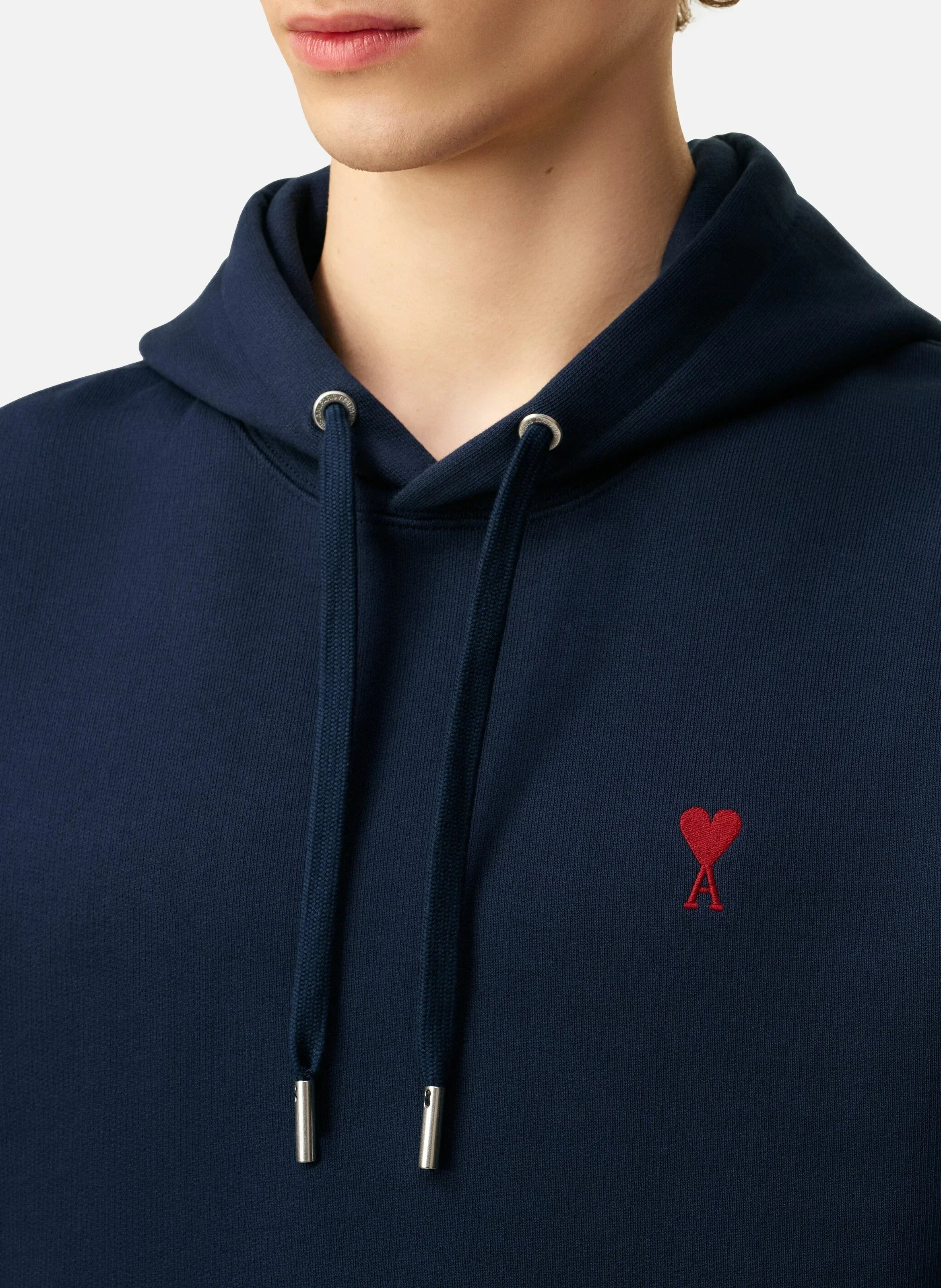 Ami Paris - Hoodie Ami De Coeur – Bleu Rouge