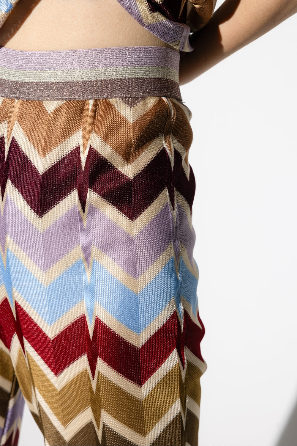 Le Pantalon Edwin Zigzag Bleu