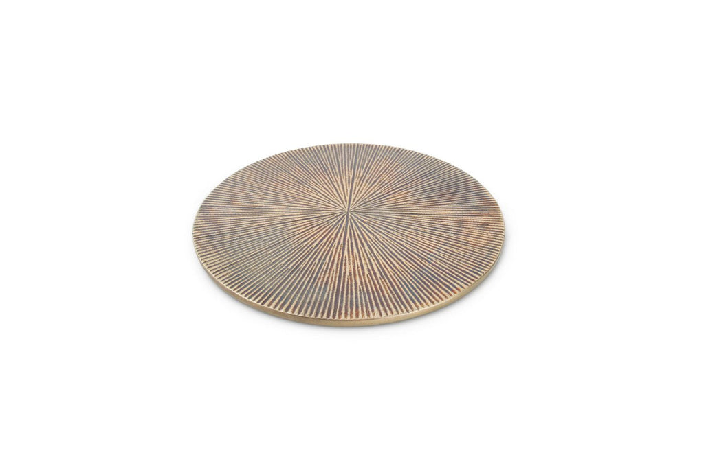 Charm - Set De 2 Sous-Plats - Aluminium - Or