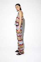 Le Pantalon Edwin Zigzag Bleu