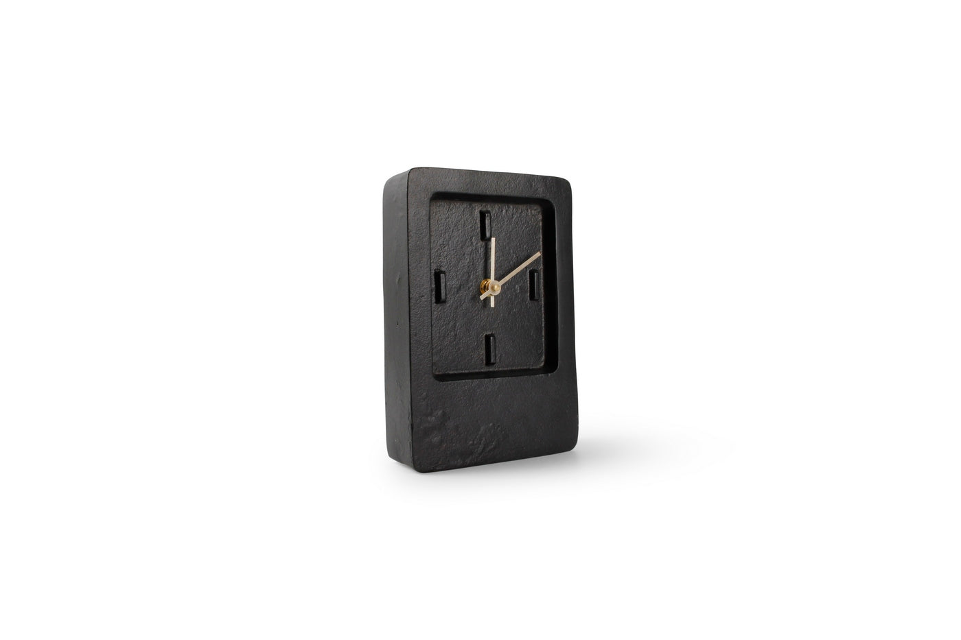 Zone - Horloge De Table Edge - Aluminium - Noir