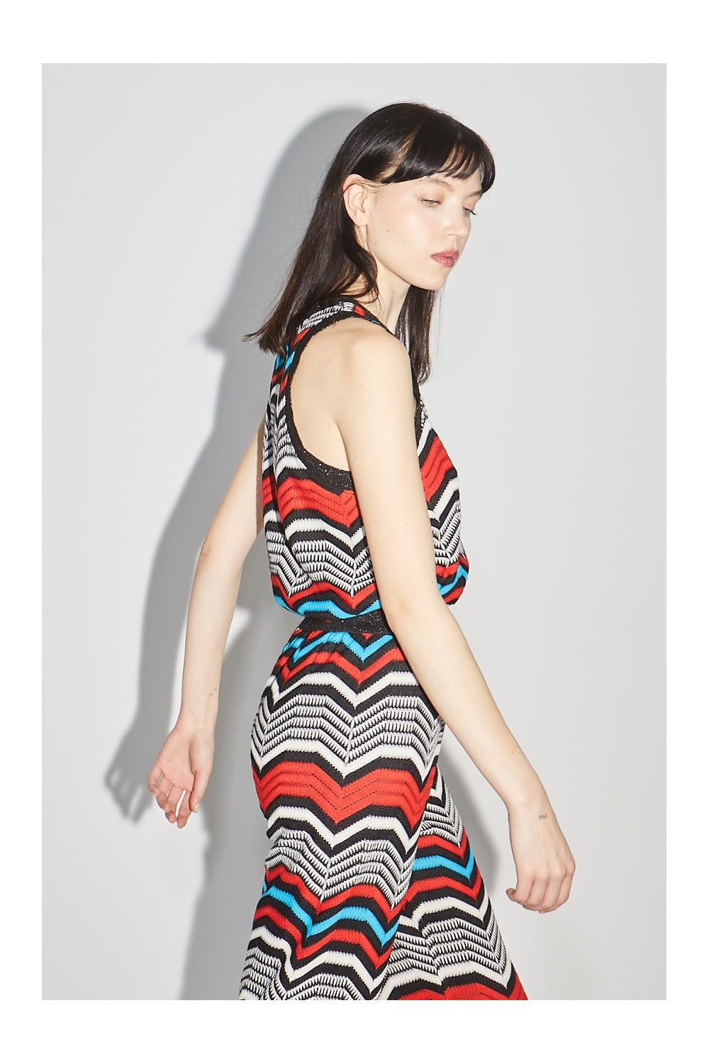 Le Pantalon Edwin Zigzag Rouge