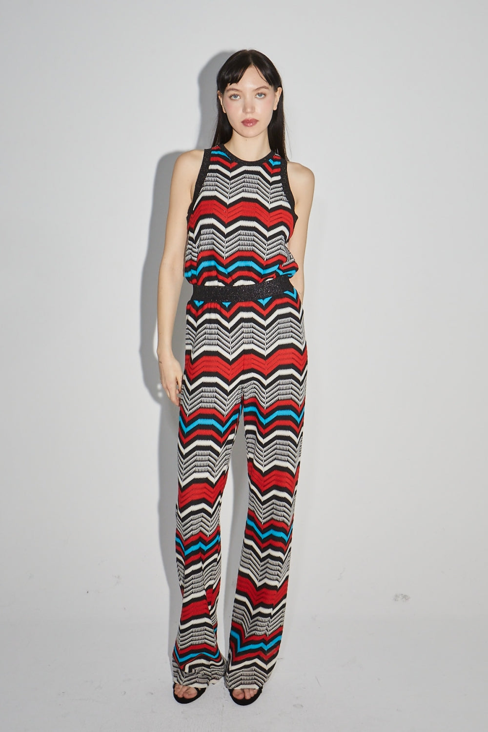 Le Pantalon Edwin Zigzag Rouge