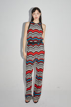 Le Pantalon Edwin Zigzag Rouge