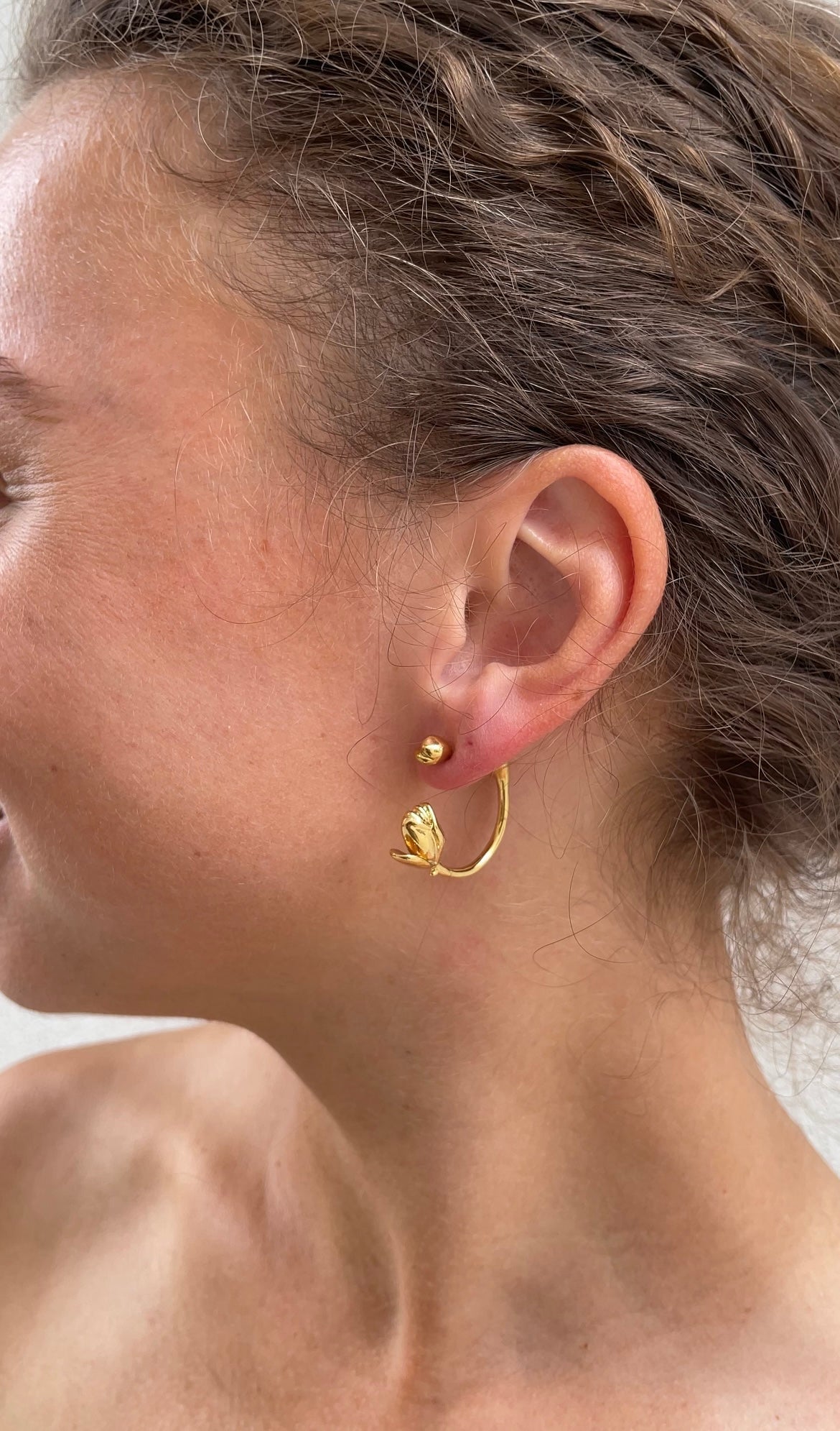 Boucles D'Oreilles Enroll Flower