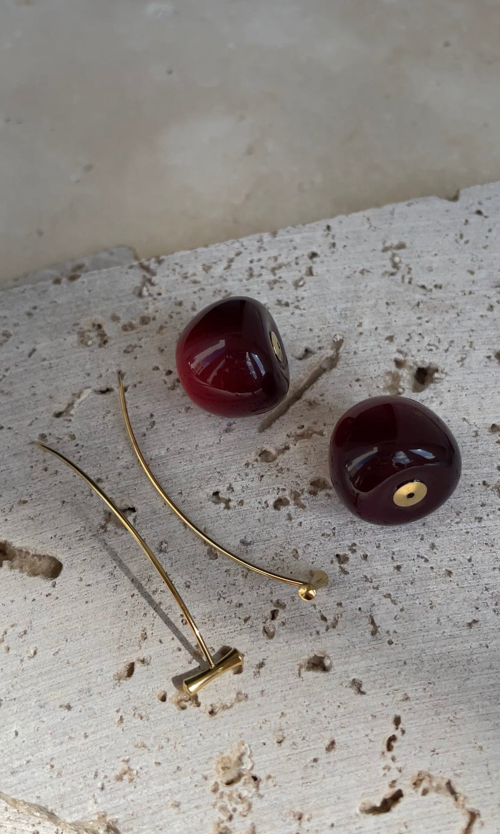 Boucles D'Oreilles Big Cherry