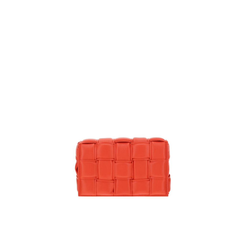 Bottega Veneta Intreccio Shoulder Bag - Red - Femme