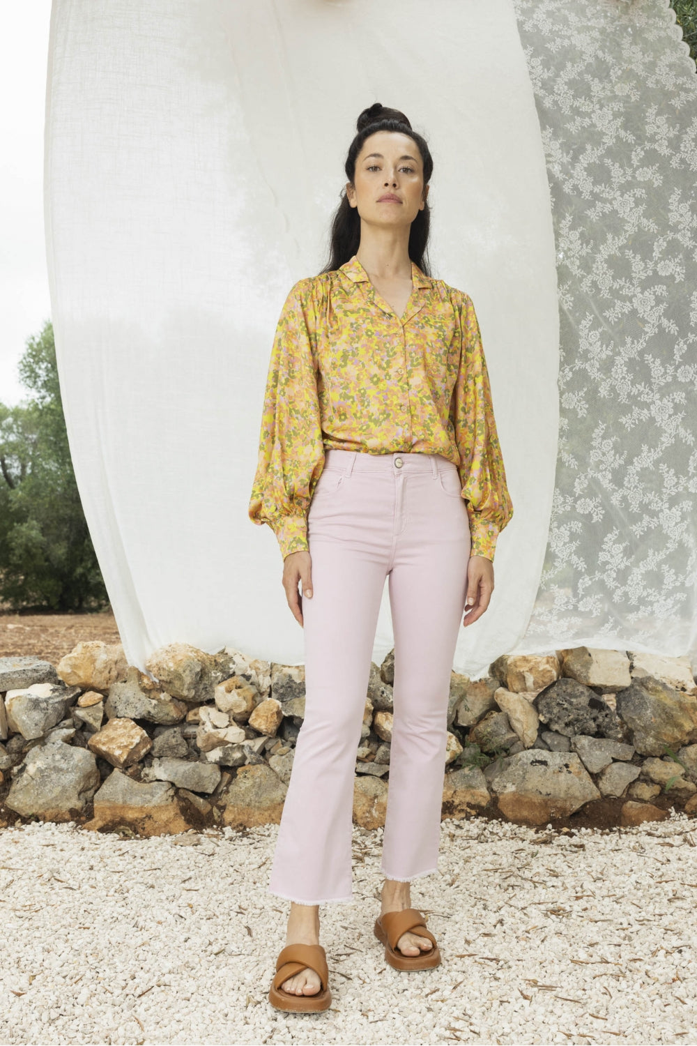 Le Jean Davis Trompette Rose
