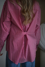 Chemise Rayée Sacha - Rouge