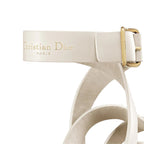 Sandales Dior Sun Leather - White - Femme