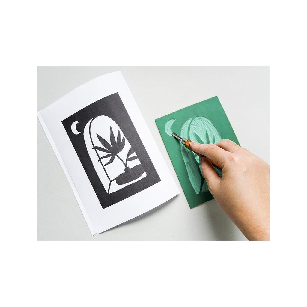 Kit Diy Deco - Mes Cartes En Linogravure