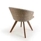 Vick - Chaise De Jardin - Taupe/Marron/Beige