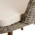 Vick - Chaise De Jardin - Taupe/Marron/Beige
