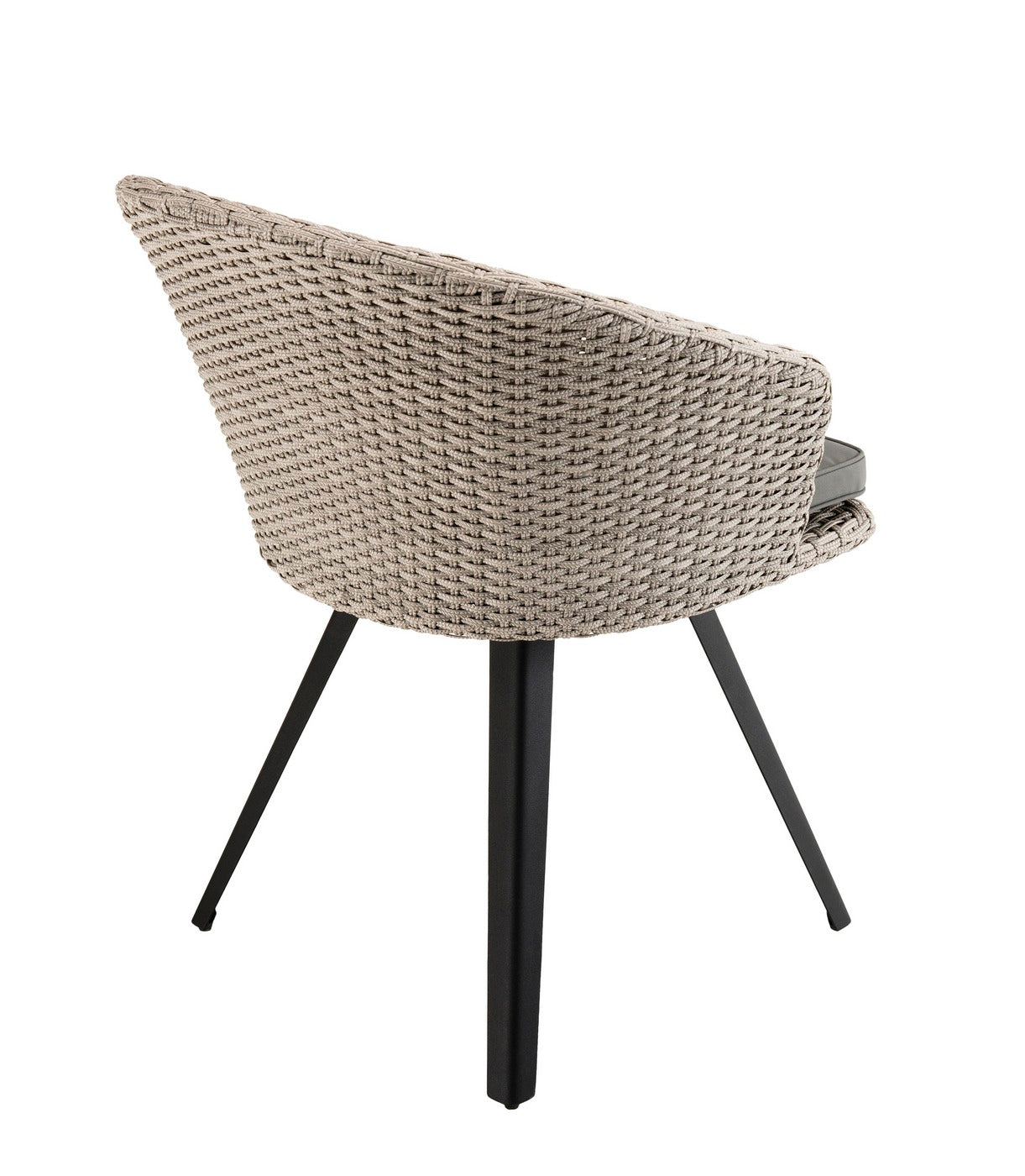 Vick - Chaise De Jardin - Noir/Gris