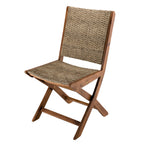 Vick - Lot De 2 Chaises Jardin - Taupe/Marron