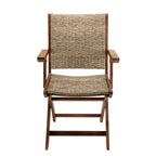 Vick - Lot De 2 Fauteuils Jardin - Taupe/Marron