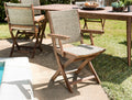 Vick - Lot De 2 Fauteuils Jardin - Taupe/Marron