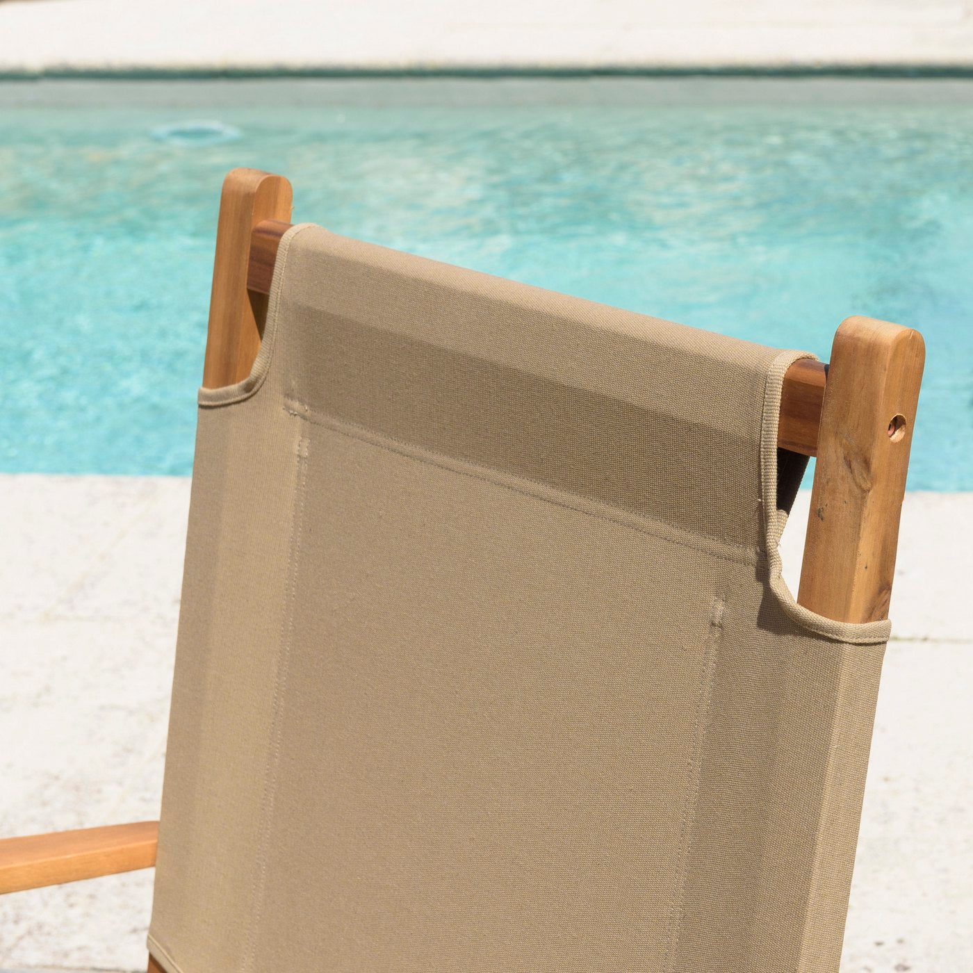 Vick - Salon De Jardin 4 Pers - Taupe/Marron