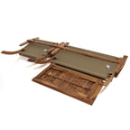 Vick - Salon De Jardin 4 Pers - Taupe/Marron